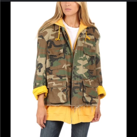 R13 Abu unisex camo jacket xs. Final price🔥🔥🔥🔥 - Picture 1 of 9